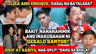 LIZA AND ENRIQUE KASAL NA 🔴 JERIC AND RABIYA SPLIT UP DAHIL SA BADING 🔴 GERALD SANTOS 🔴 SANDRO [upl. by Luhem]