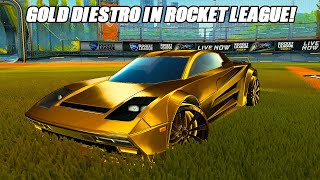 The NEW Gold Diestro Car Is In Rocket League Now  Rocket League Update [upl. by Koffler]