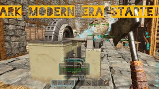 Ark survival ascended making my first Gas fabricator and generator Moving in to modern ark [upl. by Nohsar946]