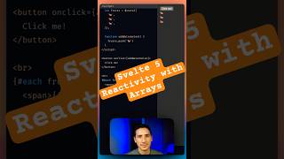 Svelte 5 Reactivity with Arrays svelte sveltekit coding programming [upl. by Ateuqirne192]