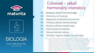 21 Układ hormonalny i rozrodczy człowieka  Kurs maturalny z biologii  demo kursu XXL [upl. by Htaras804]