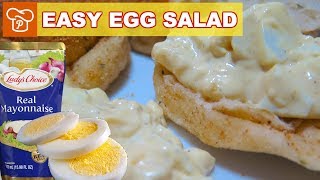 How to Make Easy Egg Salad  Pinoy Easy Recipes [upl. by Atiuqa]