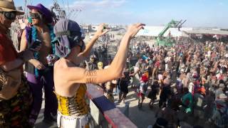 Jenn dancing at Distrikt Burning Man 2015 [upl. by Dyna730]