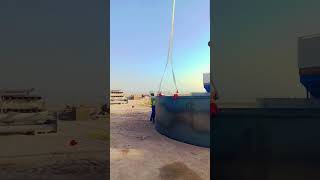 Cement Silo First Ring Complete Asphalt PlantPart 2 [upl. by Niatirb739]