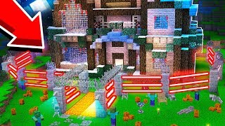 COMMENT FAIRE UNE MAISON ULTRA SÉCURISÉE DANS MINECRAFT [upl. by Castle]