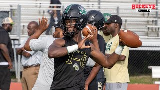 Signing Day FiveStar Quarterback Air Noland Signs With Ohio State [upl. by Otreblif516]