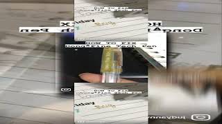 Reupload How to Fix Dong A Fine Tech Pen Shuric Scan [upl. by Anihta]