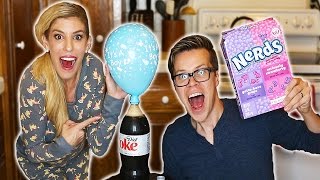 GIANT COKE AND NERDS CANDY BALLOON EXPERIMENT  DAY 82 [upl. by Kaitlin]