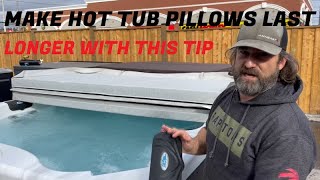 Make Your Hot Tub Pillows Last Longer With This Quick Tip [upl. by Nannoc]