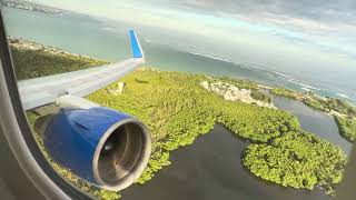 United Airlines 767300 Takeoff from San Juan Puerto Rico [upl. by Eilssel]