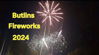 BUTLINS MINEHEAD FIREWORKS HALLOWEEN 2024 butlins [upl. by Phippen193]