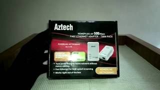 Aztech Homeplug 500mbps Powerline Networking [upl. by Nabila]