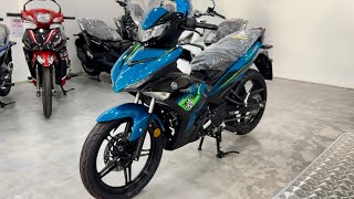 Yamaha Y15ZR 2024  Cyan Walkaround [upl. by Zeiger]