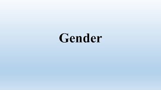 Gender Cultural Studies Introduction [upl. by Dibb603]