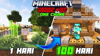 100 Hari di Minecraft Hardcore One Chunk Only [upl. by Icul]