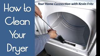 How to Clean Your Dryer in 6 Easy Steps [upl. by Sherye619]