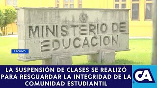 Mineduc suspende clases presenciales en 14 departamentos del país [upl. by Benco869]