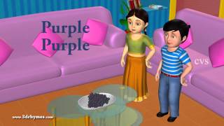 Learn Colors song for children  3d animation preschool nursery rhymes [upl. by Akram]