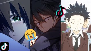 🌧️ Sad Anime Anime Edits Tiktok Compilation 😭🌧️  Anime Tiktok Compilation4 [upl. by Aivul]