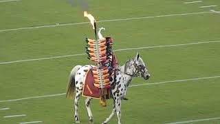 Chief Osceola and Renegade  Seminoles Entrance  Planting the Spear 9614 [upl. by Arbmat]