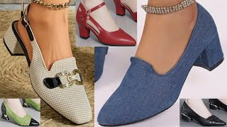 2024 APPEALING COMFORTABLE PUMPS SHOES DESIGNS FOR WOMEN LATEST TRENDY UNIQUE FOOTWEAR COLLECTION [upl. by Cheri]