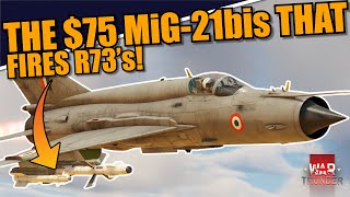 War Thunder  FLYING with the 75 MiG21 Is it WORTH THAT MUCH At least it fires R73s [upl. by Pazia550]