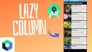 Build A List In Android Studio Jetpack Compose  Lazy Column In Android Studio Jetpack Compose [upl. by Nosyk688]