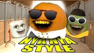 Annoying Orange  ORANGE NYA NYA STYLE GANGNAM STYLE PARODY [upl. by Ahtenak]