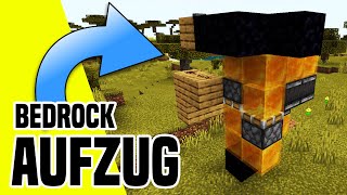 Minecraft Bedrock Edition Aufzug  funktioniert auf Konsole PE und Win10 in 116 [upl. by Manup]