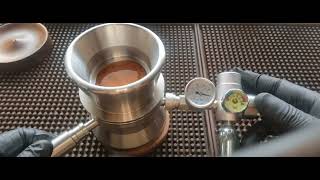 Quick testing DIY pneumatic coffee machine [upl. by Haronid]