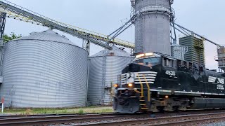 Norfolk Southern Eastbound MTY Coal Train Wawaka Indiana [upl. by Heilman]