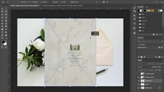 How to Add Envelope Liners to JPEG Mockups Video 24 [upl. by Ttcos]