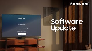 How to update the software on your TV  Samsung US [upl. by Hgielime]