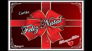 Mensagem de Natal  Cartão de felicidades [upl. by Clerc7]