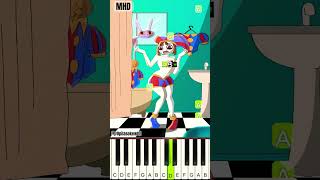 When Pomni Change Clothes lupdup  Piano Tutorial [upl. by Navanod]