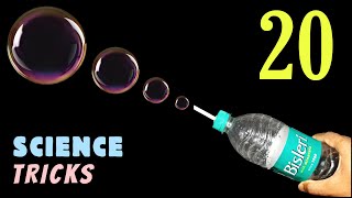 20 AMAZING SCIENCE EXPERIMENTS Compilation At Home [upl. by Otreblasiul]