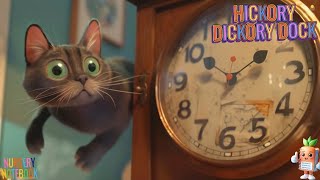 Hickory Dickory Dock  Nursery Rhyme amp Kids Song  NurseryNotebookRhymes hickorydickorydockfaster [upl. by Galang]