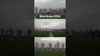 🟥 Bluecoats Brass 2024  Ballad Chunk 🟥 bloo24 bluecoats [upl. by Eidak]