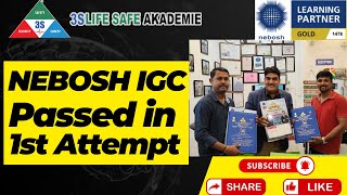 NEBOSH International General certificate  Nebosh IGC  Passed in 1st Attempt [upl. by Trakas]