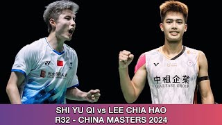 Shi Yu Qi vs Lee Chia Hao  Badminton China Masters 2024 [upl. by Dnomaid]