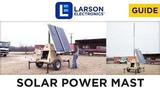 600 Watt Solar Power Generator with Light Tower Mast [upl. by Grosmark]