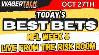 LIVE NFL Week 8 Picks Predictions and Best Bets  Gianni the Greek amp More  Last Call 102724 [upl. by Duggan]