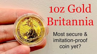 2022 1oz Gold Britannia Bullion Coin from the Royal Mint  latest buy for my stackcollection 4K HD [upl. by Nwonknu854]