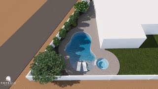 Pope Residence  Emerald Pools Backyard Remodel Project [upl. by Azmuh449]