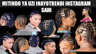 HII NDIYO MITINDO MIPYA YA KUSUKA NYWELE kwa UZIYARN HAIRSTYLES 2023new latest hairstyles yarn [upl. by Anivid]