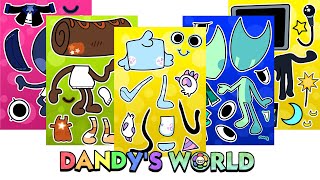 Dandys World Sticker Book EP3 Cosmo Toodles Razzle amp Dazzle Goob Vee paperdiy dandyworlds [upl. by Ewolram]