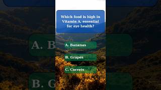 General Knowledge Quiz part 31 Healthy Food Quiz GeneralKnowledgeQuiz HealthyFoodQuiz [upl. by Ttegirb]