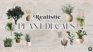 realistic plants decal codes bloxburg  ROBLOX [upl. by Aiuqat]