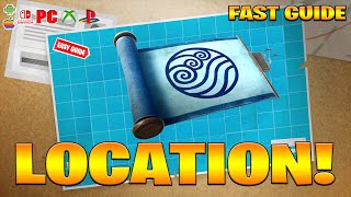 Where to find ALL Waterbending Mythic Weapon Location in Fortnite How to Get Waterbending Location [upl. by Halla]