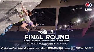 Final Round  2017 Bouldering Open National Championship [upl. by Ettedualc35]